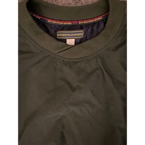 Sun Mountain Sports Windshirt Men XL Green Long Sleeve Pullover Golf Windbreaker